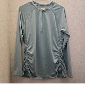 Calia Blue Long Sleeved Quarter Zip Top Size XL